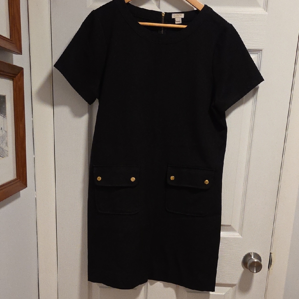 2/$25 J. Crew Black Dress Size 12